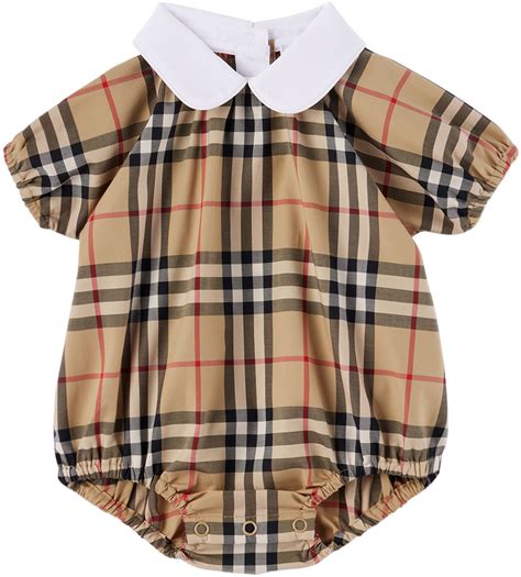 burberry baby kleidung|Burberry baby bodysuit.